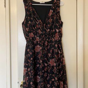 Maurices Midi Faux Wrap Floral Dress